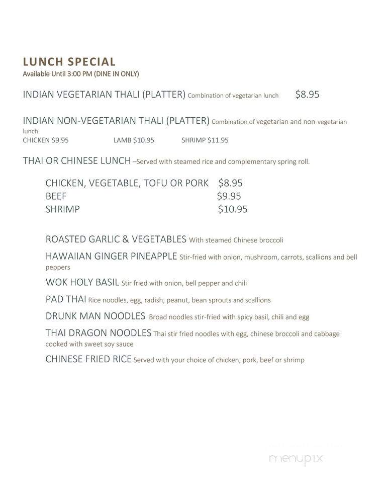 Everest Kitchen - Wendell, NC menu_pic