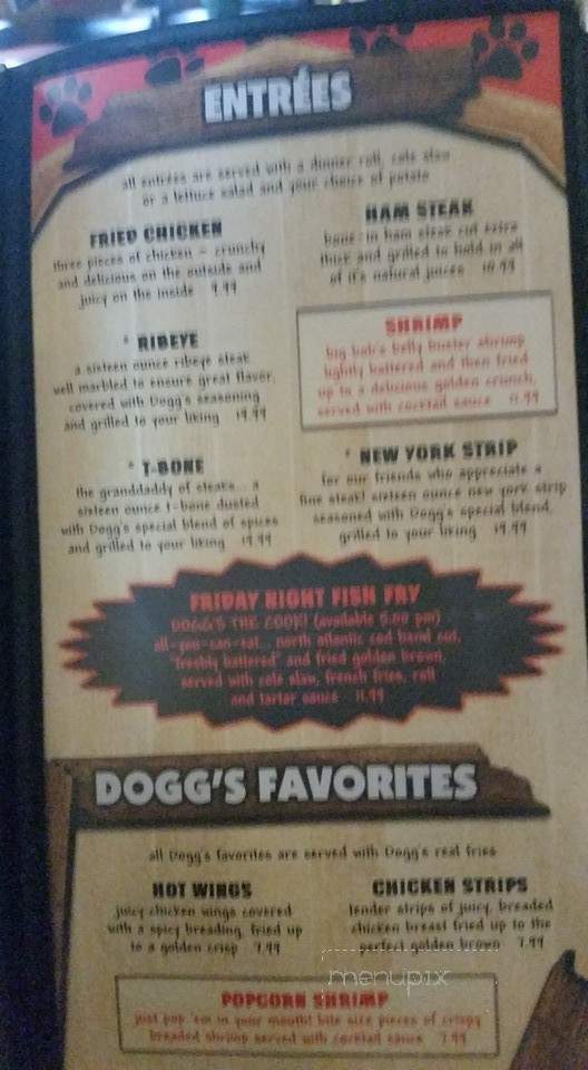 Dogg's Rv Park - Moravia, IA menu_pic