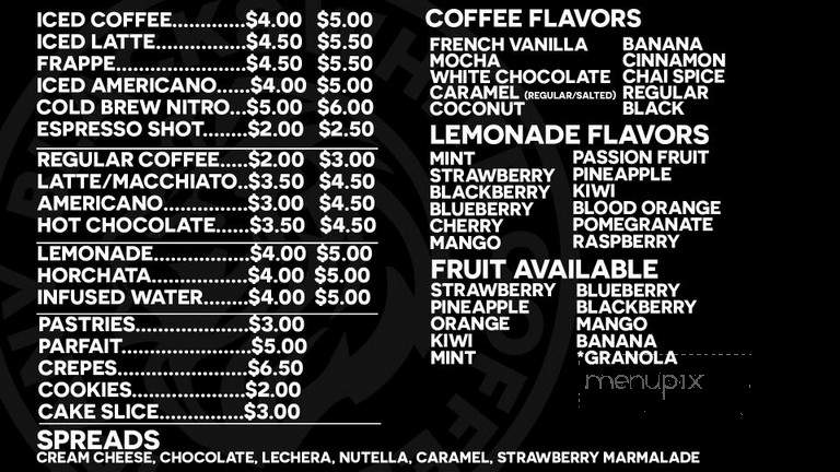 Black & White Coffee Company - El Centro, CA menu_pic