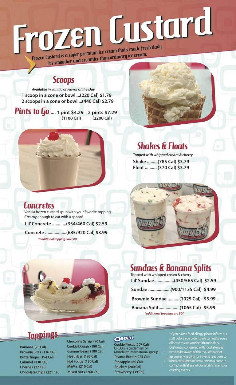 Hwy 55 Burgers Shakes & Fries - Florence, SC menu_pic