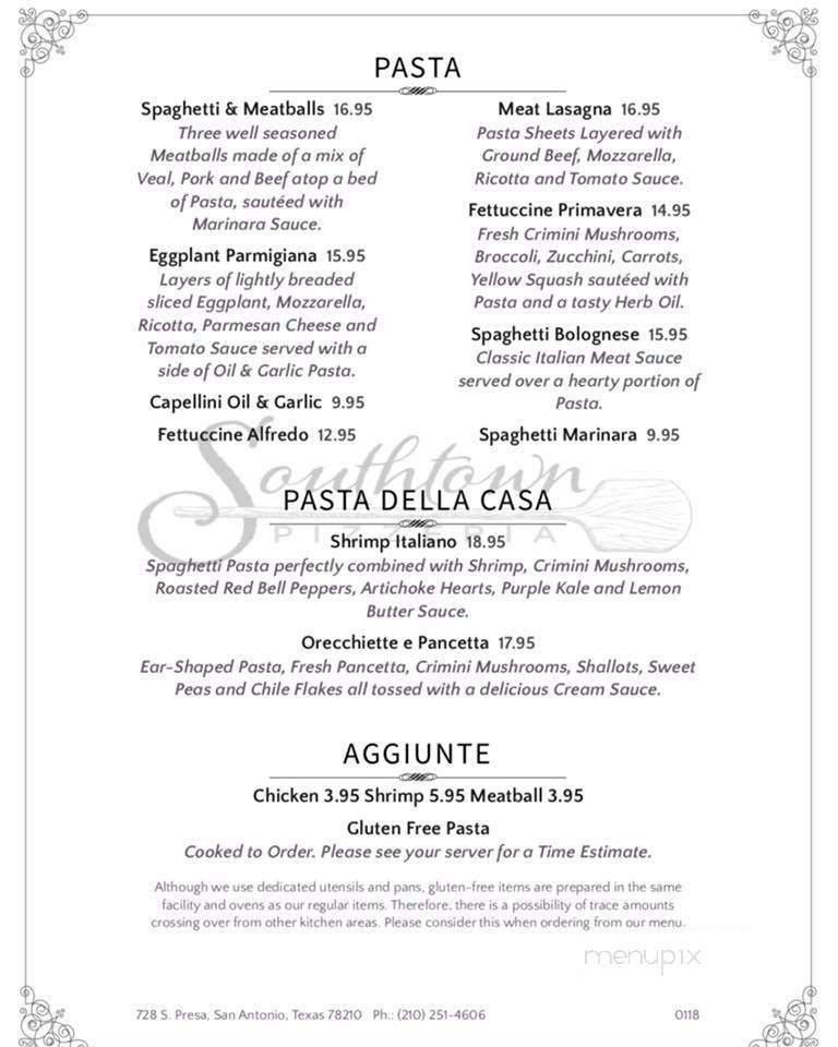 South Flo Pizza - San Antonio, TX menu_pic