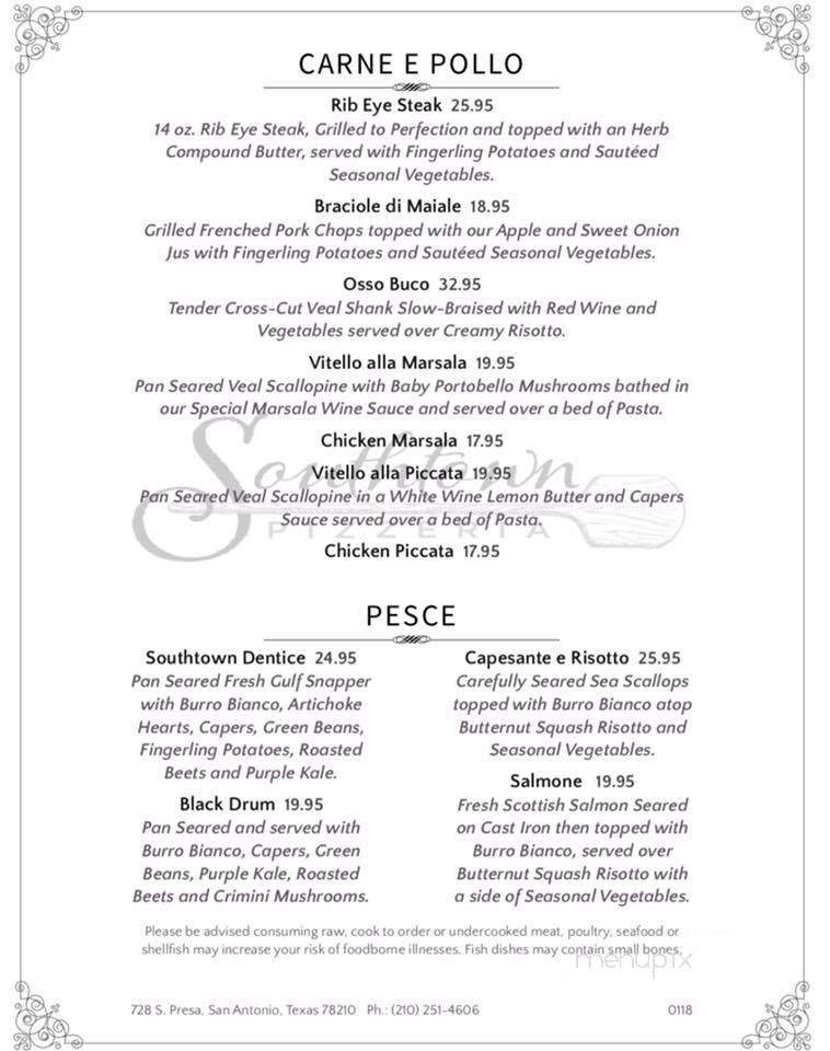 South Flo Pizza - San Antonio, TX menu_pic