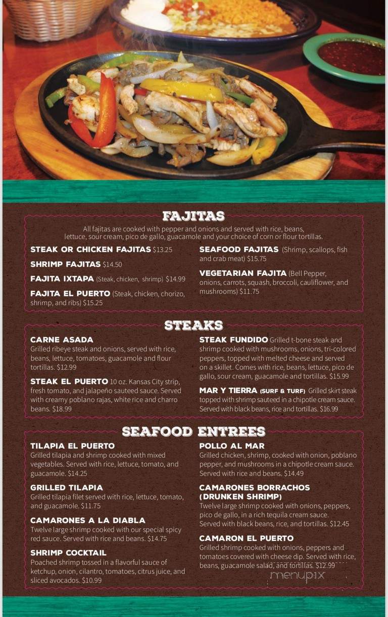 El Puerto Mexican Grill & Bar - Clinton, MO