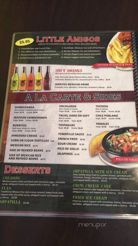 Pompeyos - Alpena, MI menu_pic
