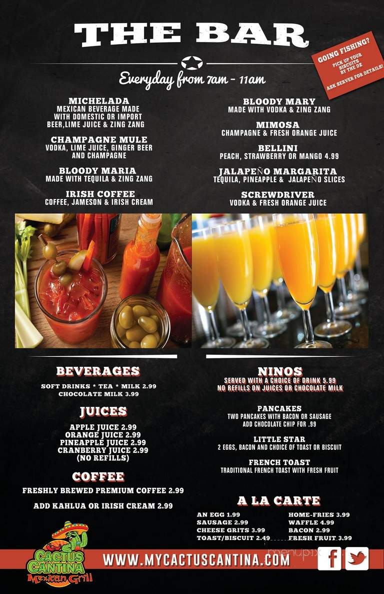 Cactus Cantina Perdido Beach Blvd - Orange Beach, AL menu_pic