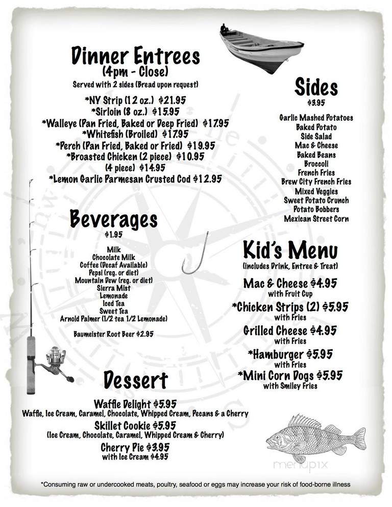 Compass Rose Dining - Sturgeon Bay, WI menu_pic