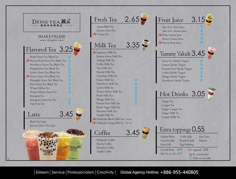 Ding Tea La Verne - La Verne, CA menu_pic