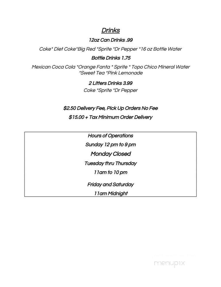 Hungry Chameleon Pizzeria - San Antonio, TX menu_pic