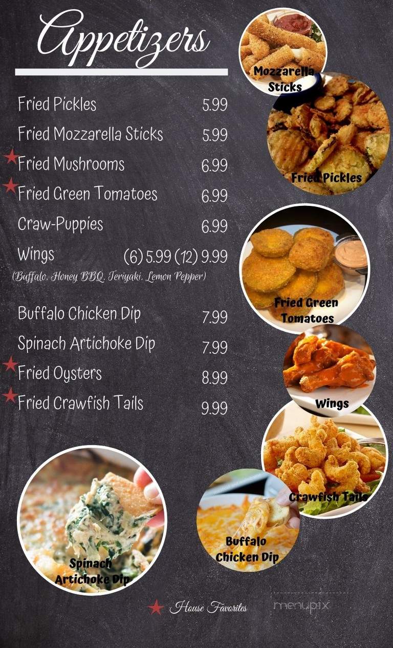 Hwy 15 Grill - Ecru, MS menu_pic