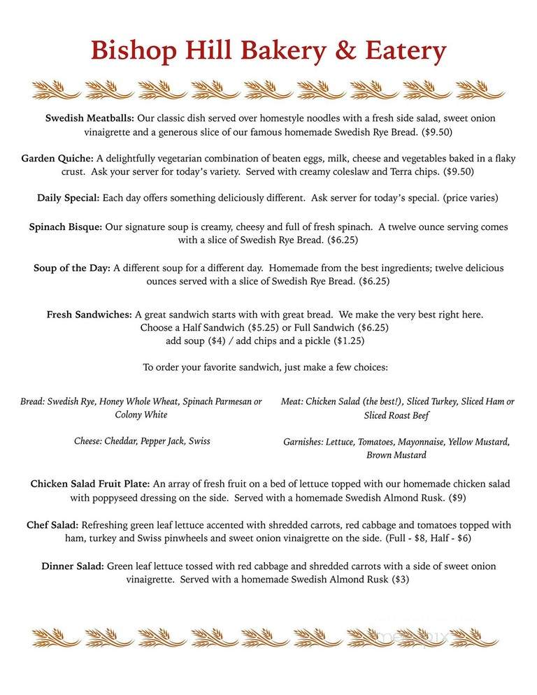 Bishop Bowl and Grill - Bishop, CA menu_pic