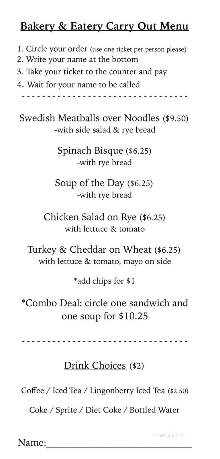 Bishop Bowl and Grill - Bishop, CA menu_pic