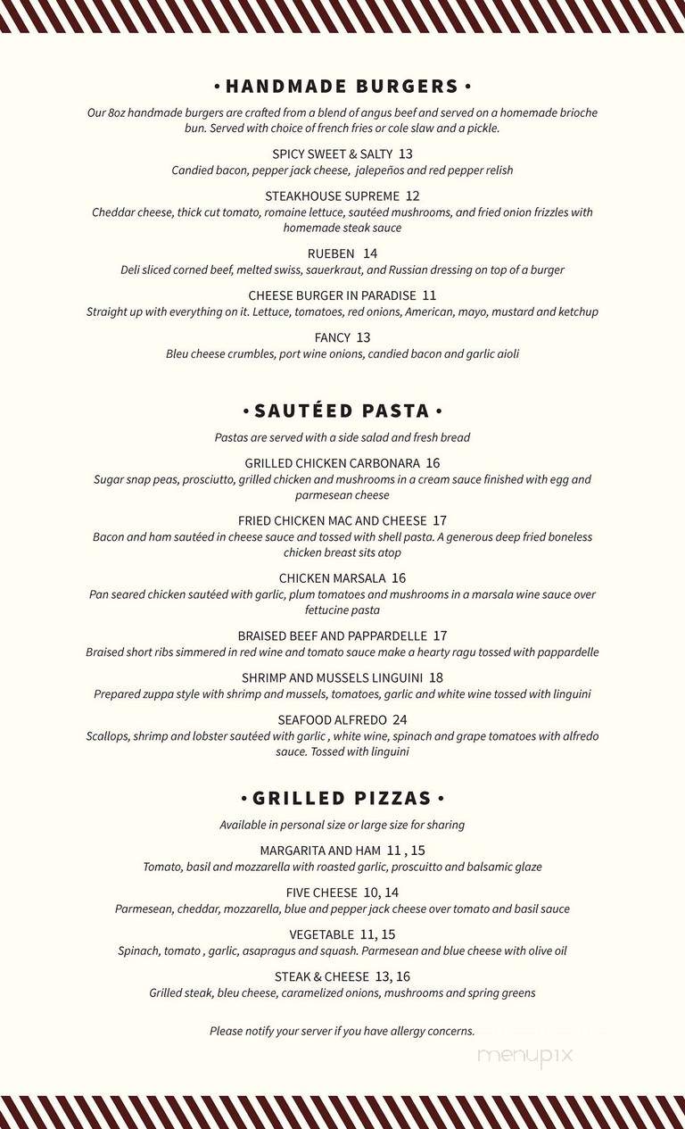 Jp's Steakhouse - Southampton, MA menu_pic