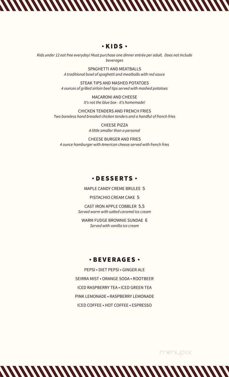 Jp's Steakhouse - Southampton, MA menu_pic