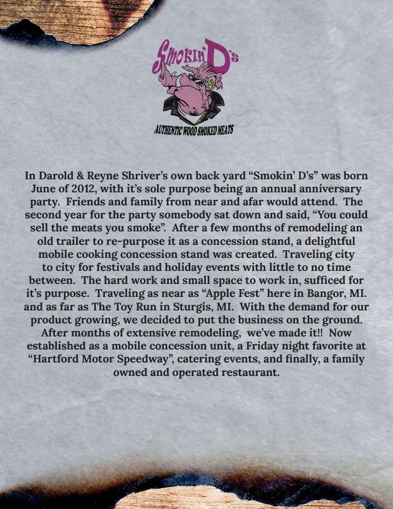 Smokin' D's menu_pic