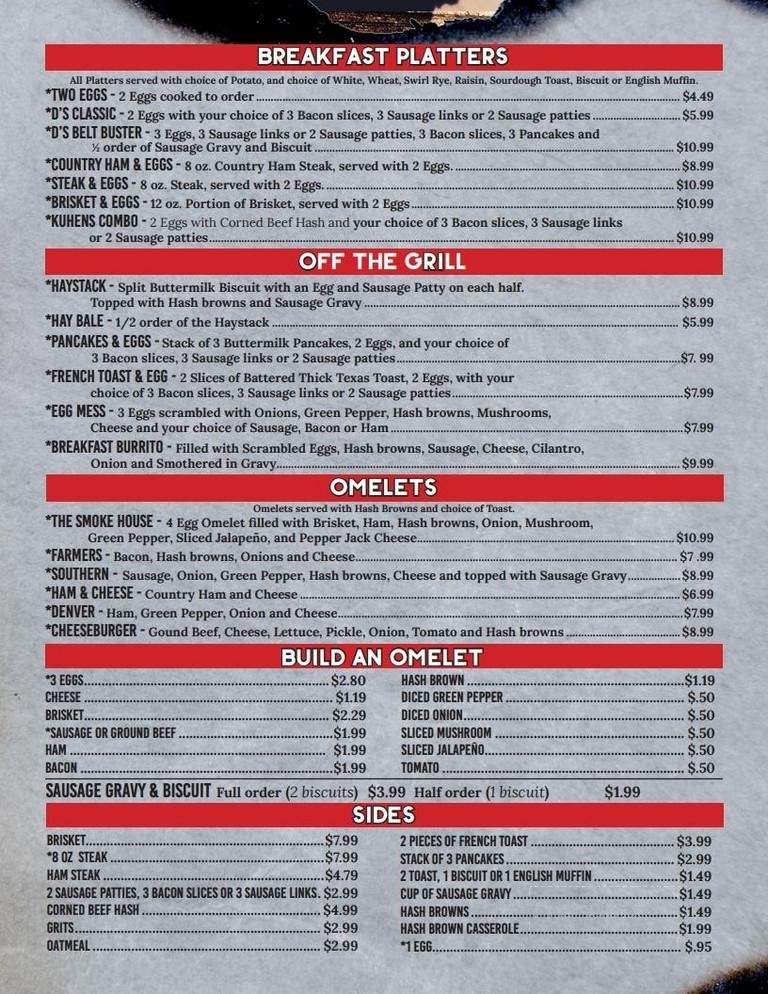 Smokin' D's menu_pic