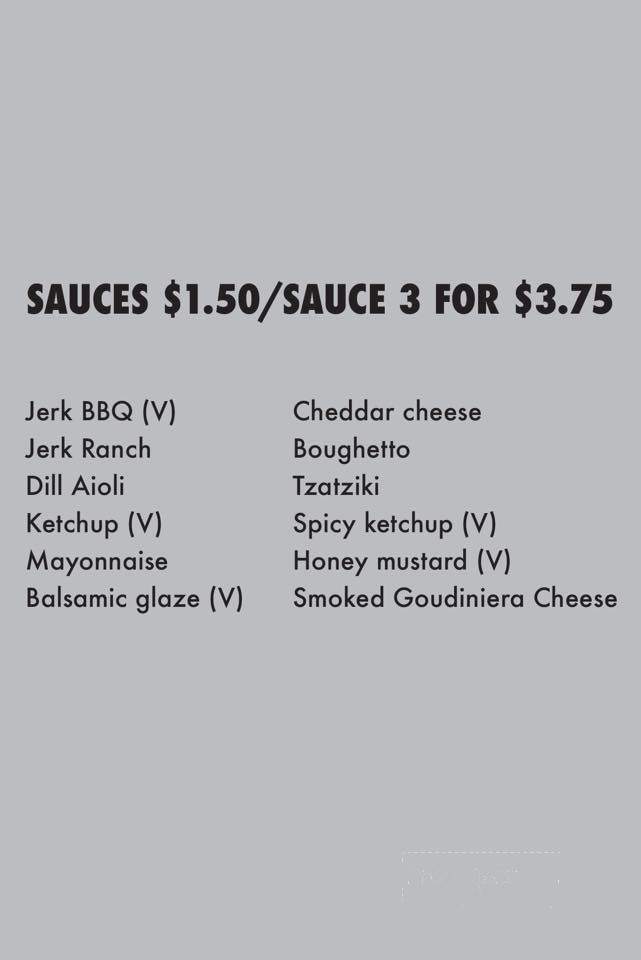 Friistyle - Chicago, IL menu_pic