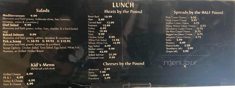 Yummy Bagels - Brooklyn, NY menu_pic