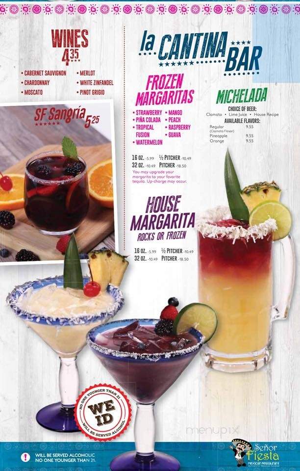 Senor Fiesta - Dawsonville, GA menu_pic