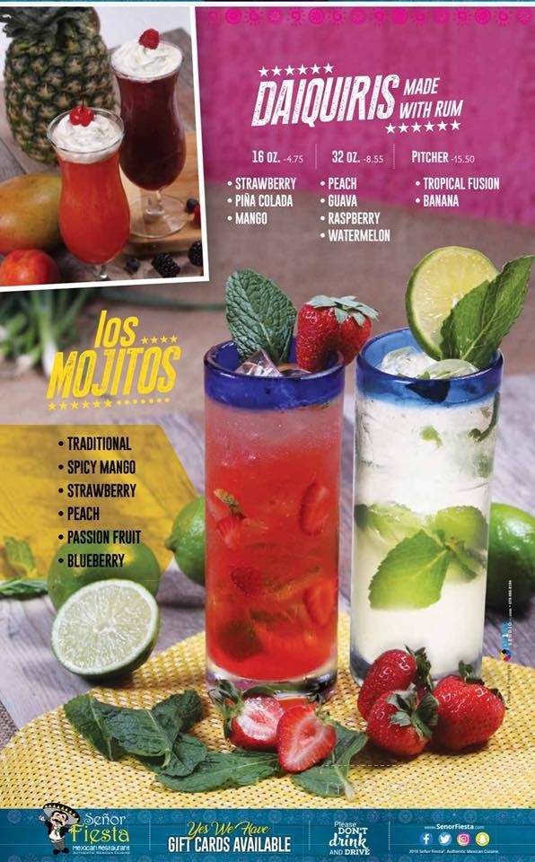 Senor Fiesta - Dawsonville, GA menu_pic