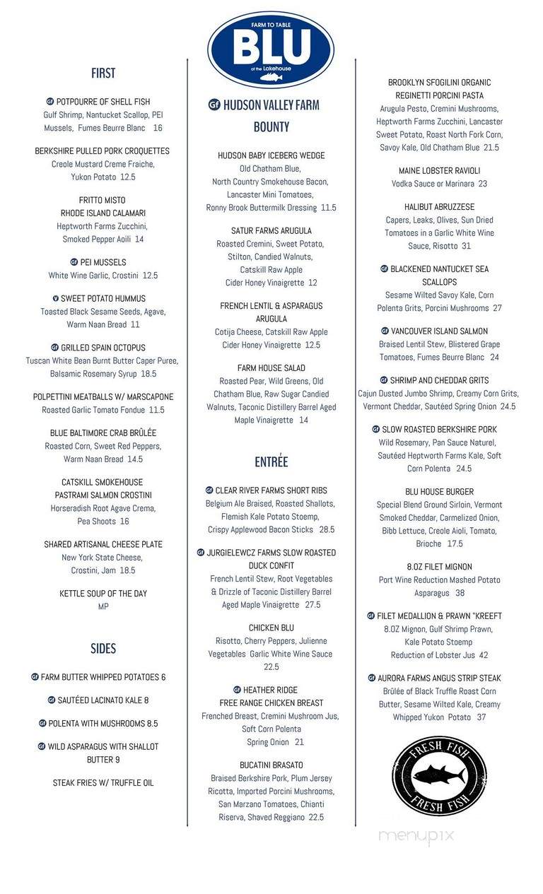 Lake House Restaurant and Bar - Mahopac, NY menu_pic