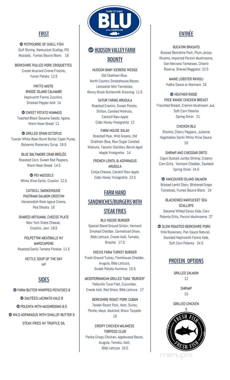 Lake House Restaurant and Bar - Mahopac, NY menu_pic