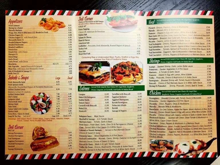 Buongusto Italian Restaurant - Easton, PA menu_pic