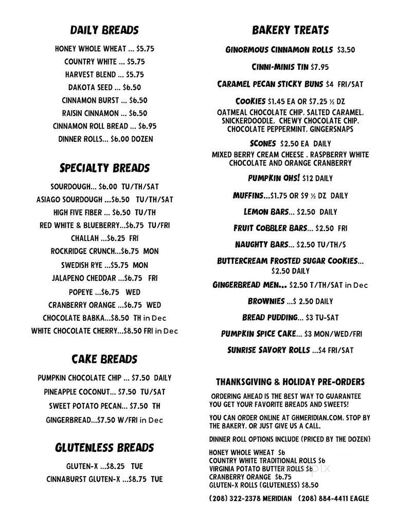 Great Harvest Bread - Eagle, ID menu_pic
