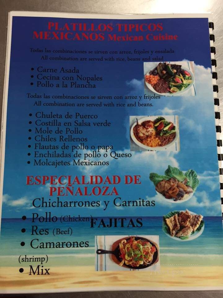 Penaloza Mexican Restaurant - Los Angeles, CA menu_pic
