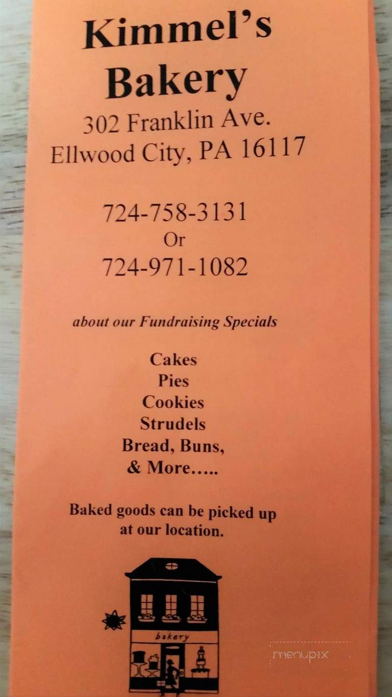 Kimmel's Bakery - Ellwood City, PA