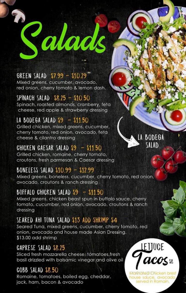 La Bodega Kichen and Bar - San Luis, AZ menu_pic