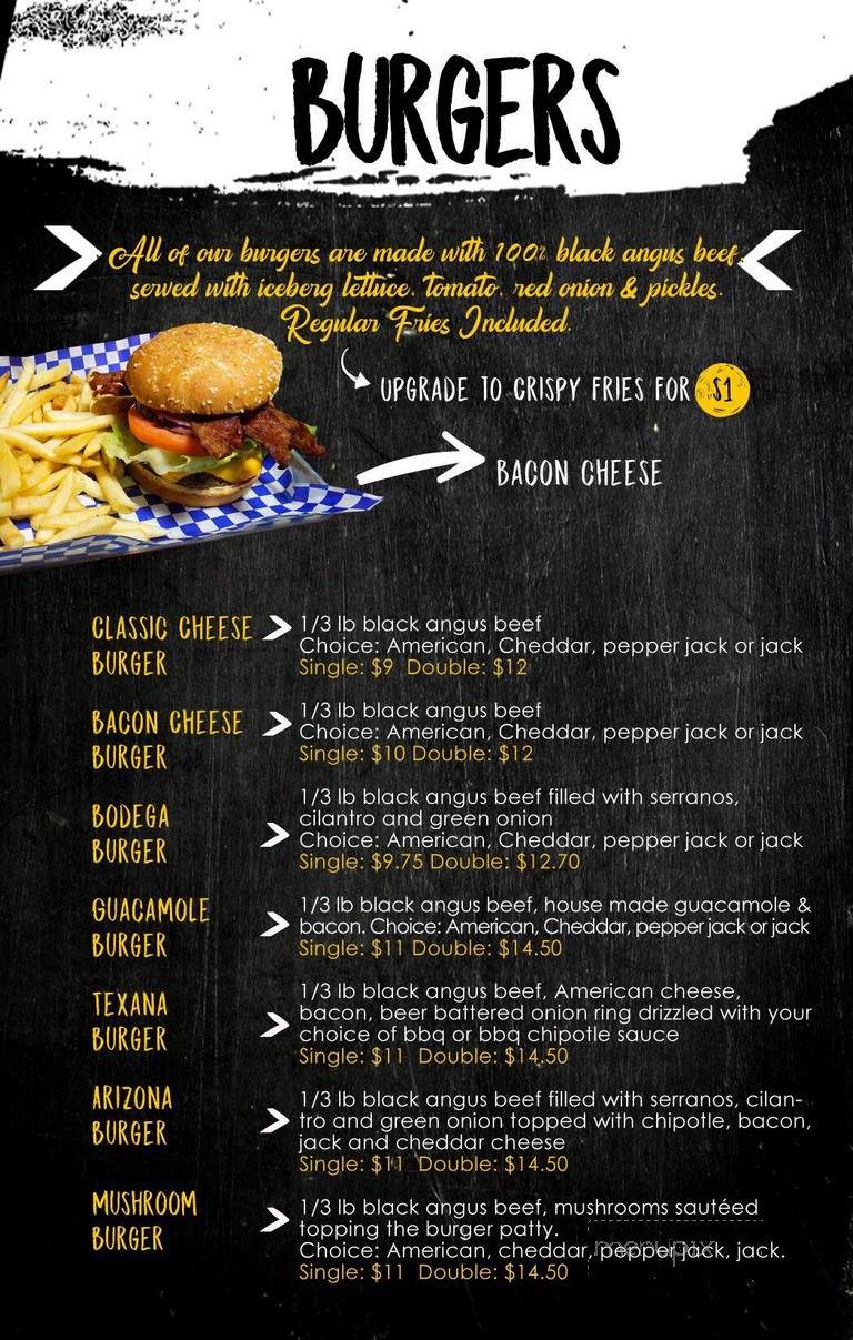 La Bodega Kichen and Bar - San Luis, AZ menu_pic
