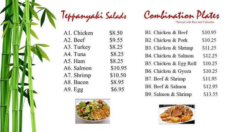 Teppanyaki Box - Selah, WA menu_pic