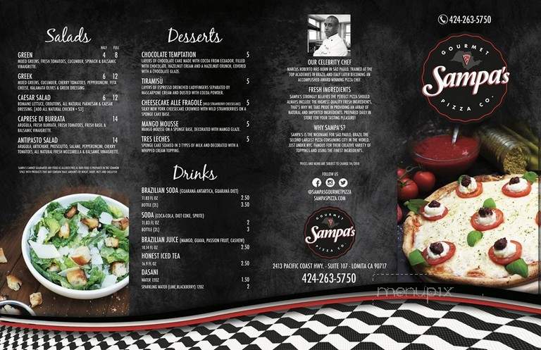 Sampa's Gourmet Pizza - Lomita, CA