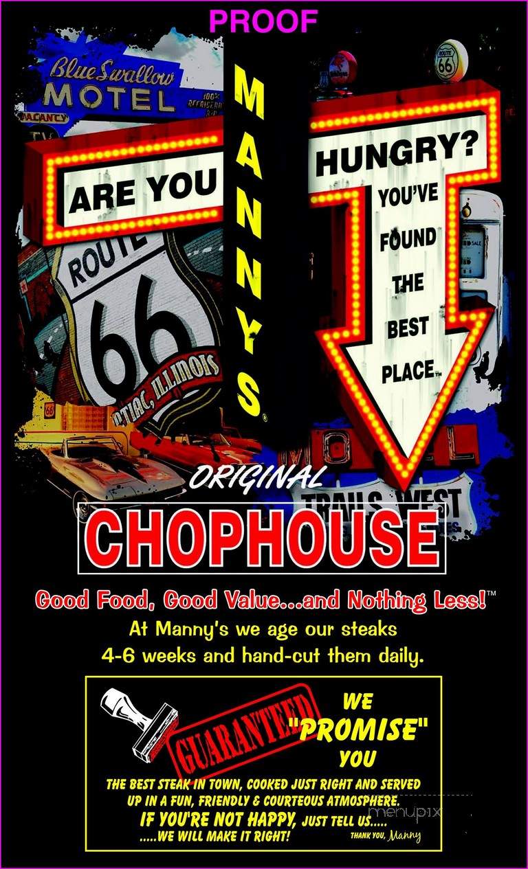 Manny's Original Chophouse - Orlando, FL