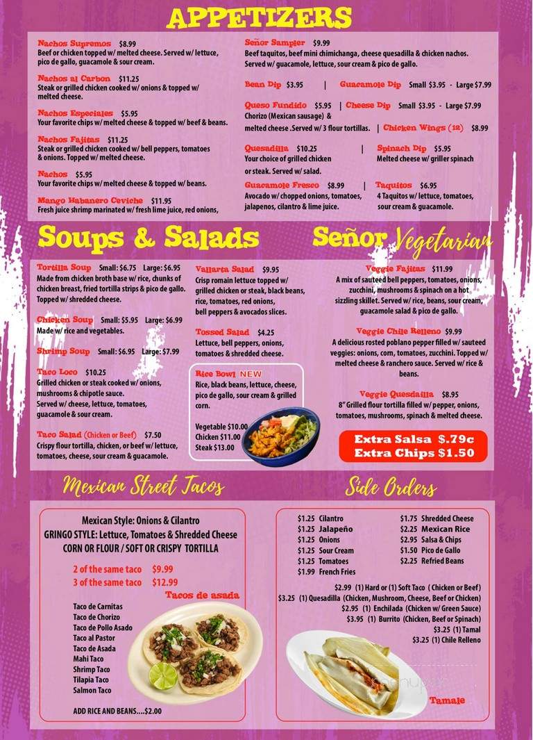Sr Loco Tacos & Tequila - Indian Harbour Beach, FL menu_pic