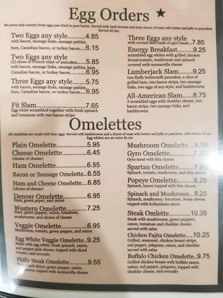 Vinny's Restaurant - Kenosha, WI menu_pic