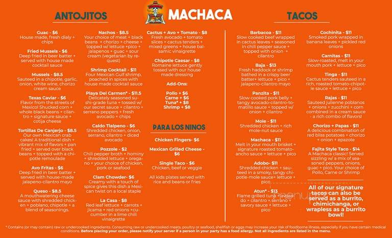 Machaca Gloucester - Gloucester, MA menu_pic