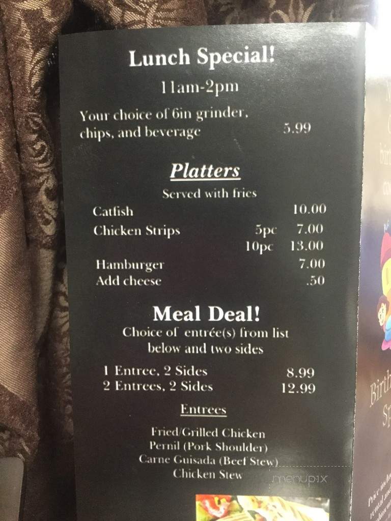 Avah's Diner & Deli - Putnam, CT menu_pic