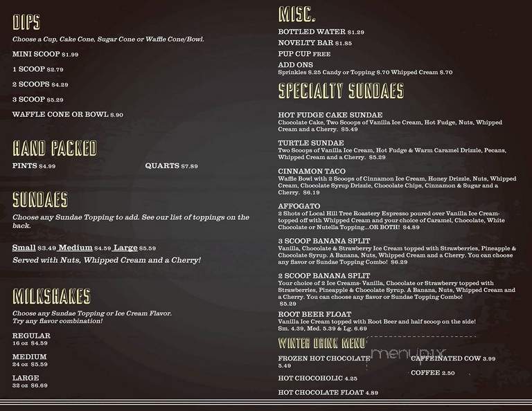 Austin's at The Market - Huntington, WV menu_pic