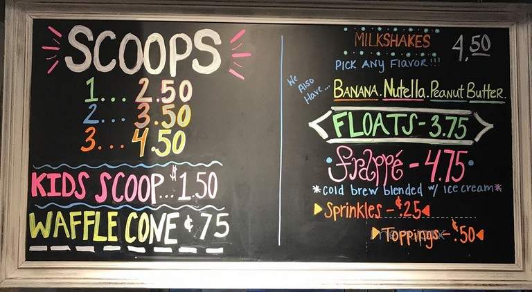 Cafe Cream - Maysville, KY menu_pic