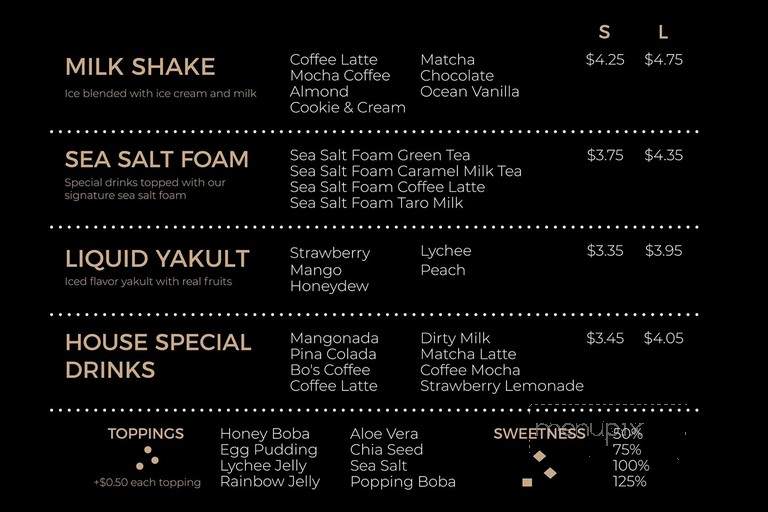 Liquid Tea Bar - San Bernardino, CA menu_pic