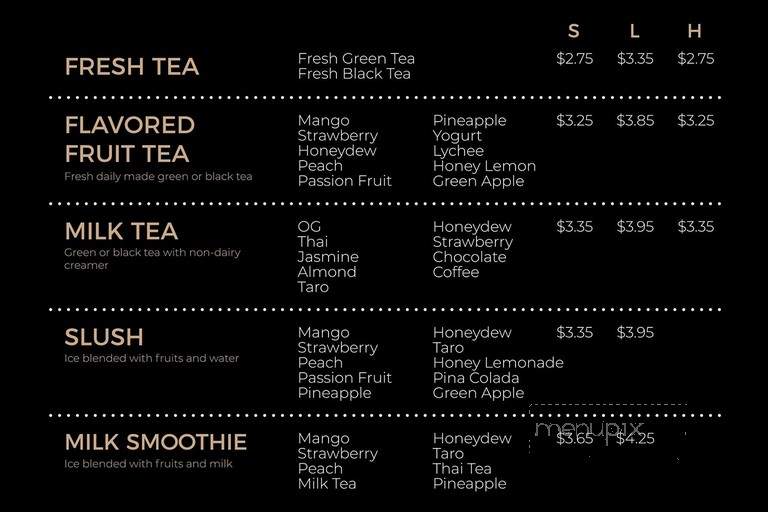 Liquid Tea Bar - San Bernardino, CA menu_pic