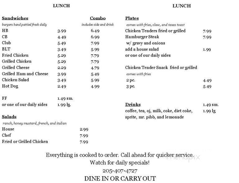 Pleasant Grove Diner - Pleasant Grove, AL menu_pic