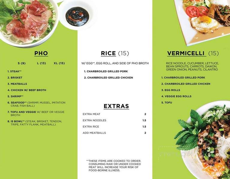 I5 Pho Seattle - Seattle, WA menu_pic