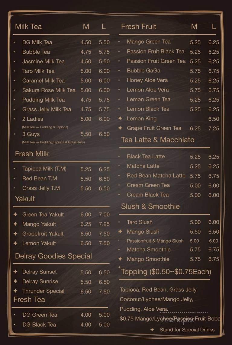 Delray Goodies - Delray Beach, FL menu_pic
