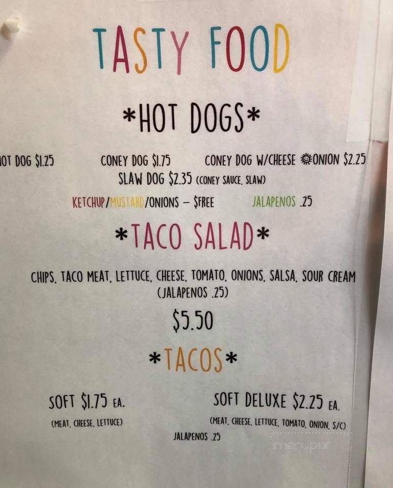 The Tasty Spoon - Hartford City, IN menu_pic