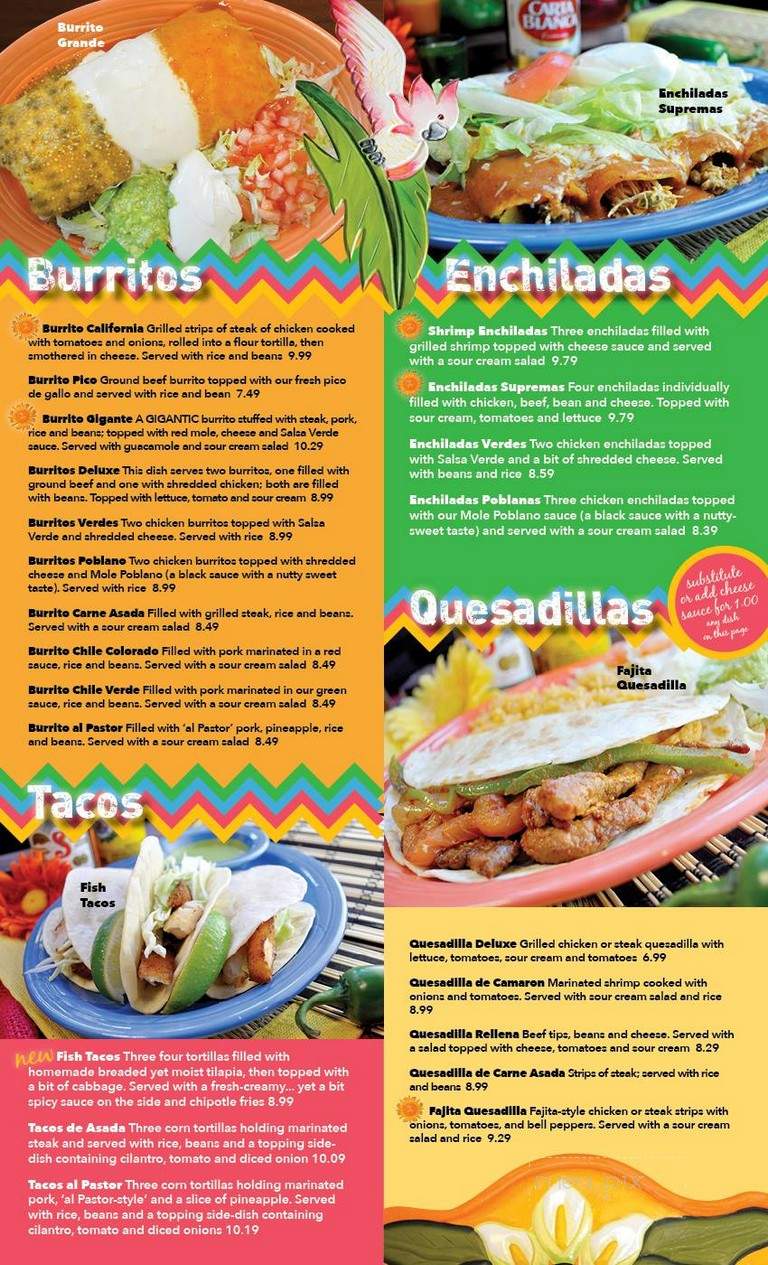 Lindo Mexico - Greenwood, IN menu_pic