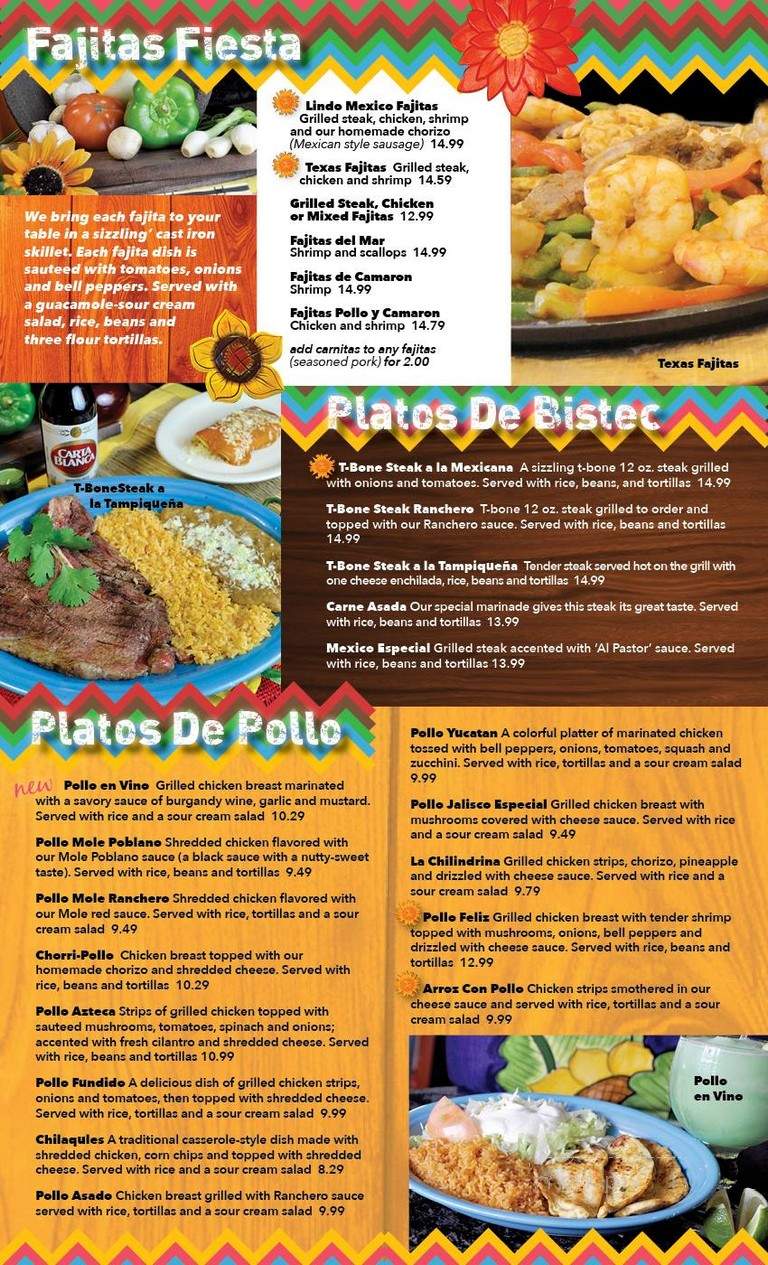 Lindo Mexico - Greenwood, IN menu_pic