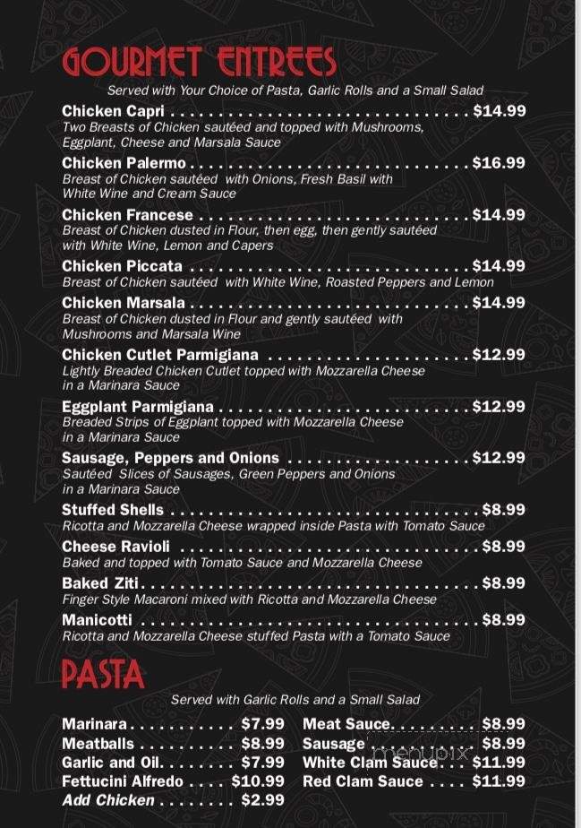 Alexandria Pizza - Daytona Beach, FL menu_pic