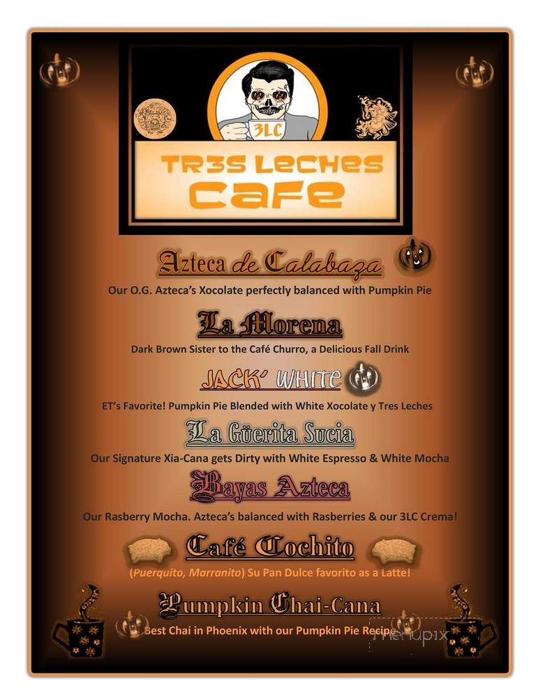 Cafe Tres Leches - Maywood, CA menu_pic